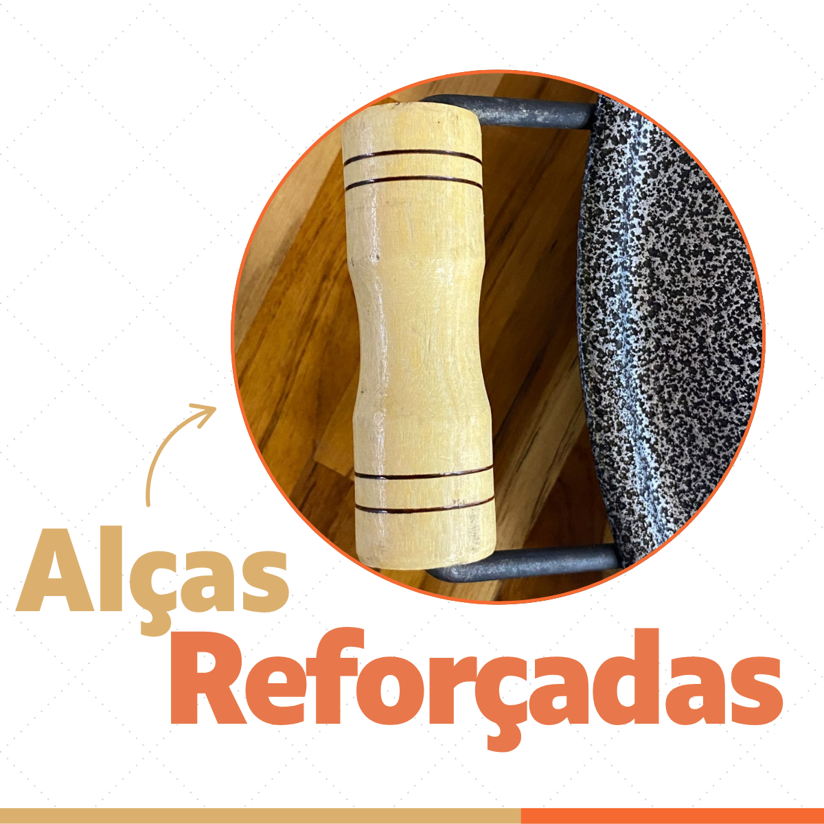 Tacho Aço Carbono 40cm