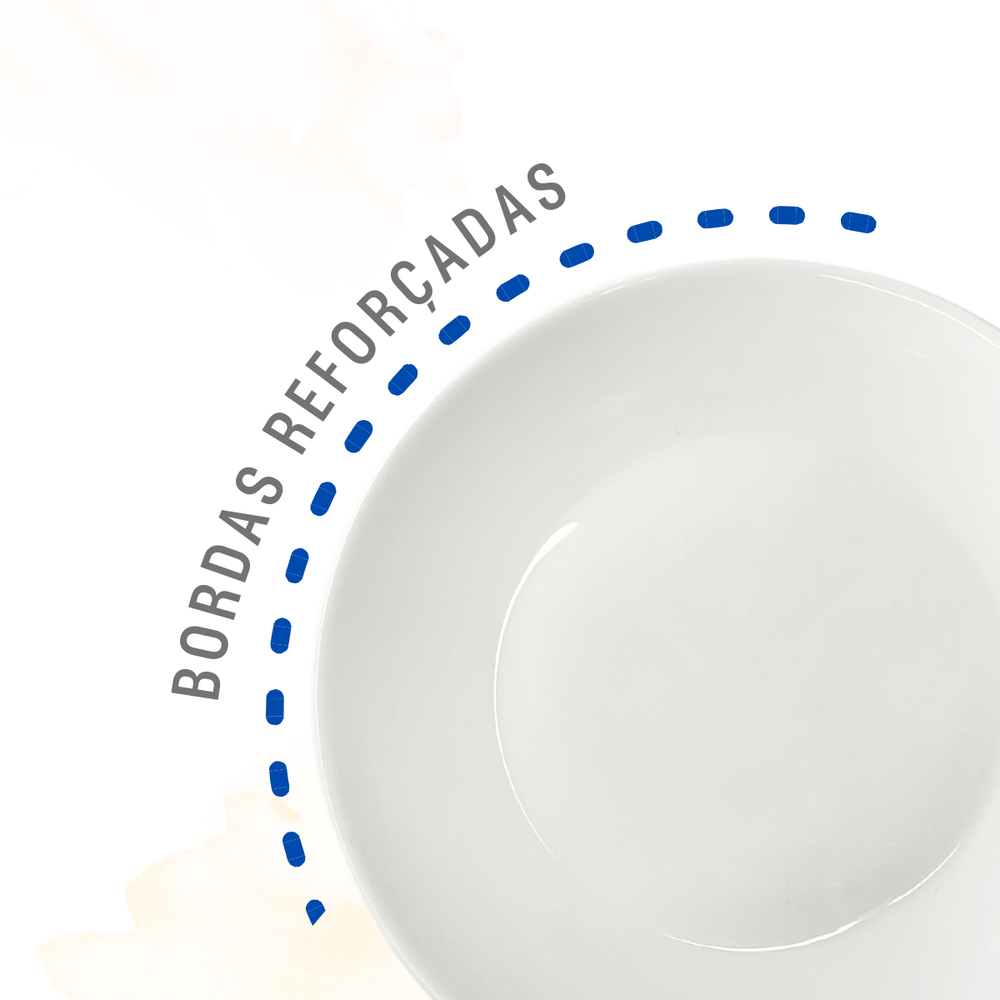 Prato Sobremesa 19cm Vidro - A Gourmet