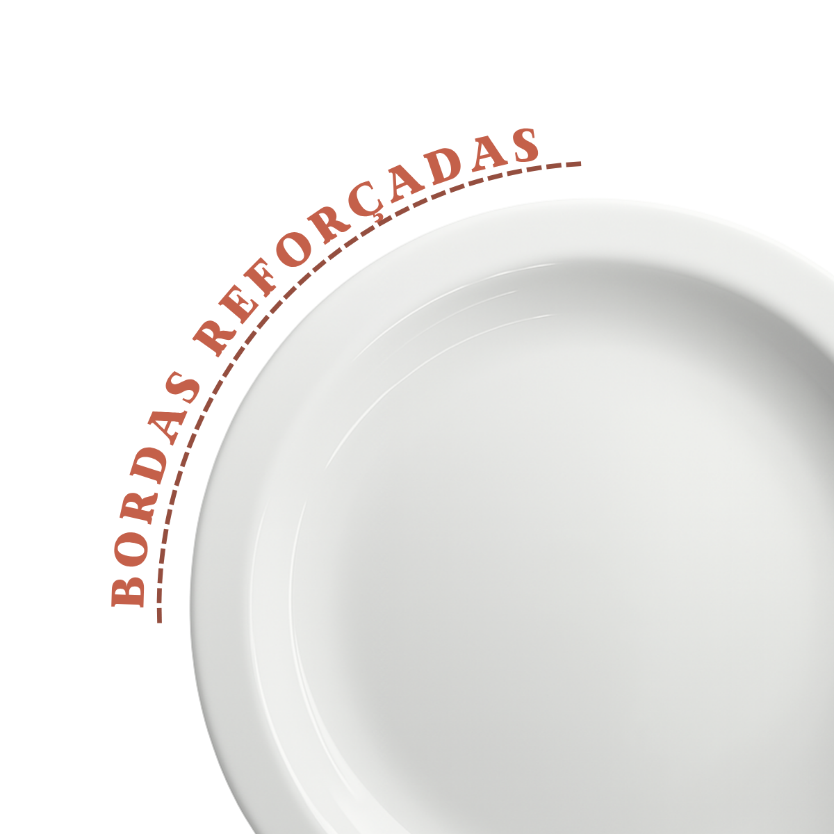 Prato de Porcelana Tramontina 28cm
