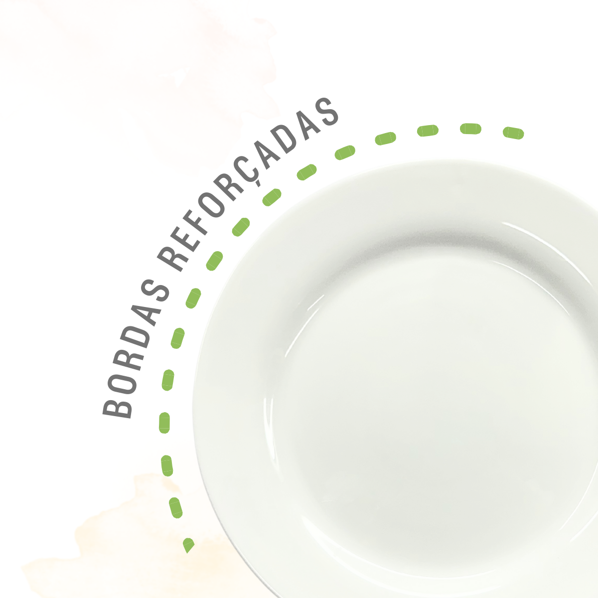 Prato Menu Raso Opaline Vidro Temperado - A Gourmet
