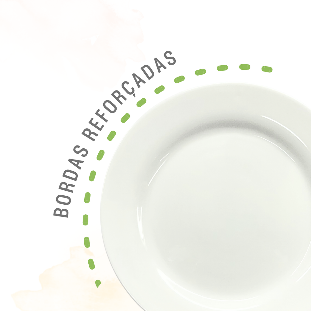 Prato Menu Raso Opaline Vidro Temperado - A Gourmet