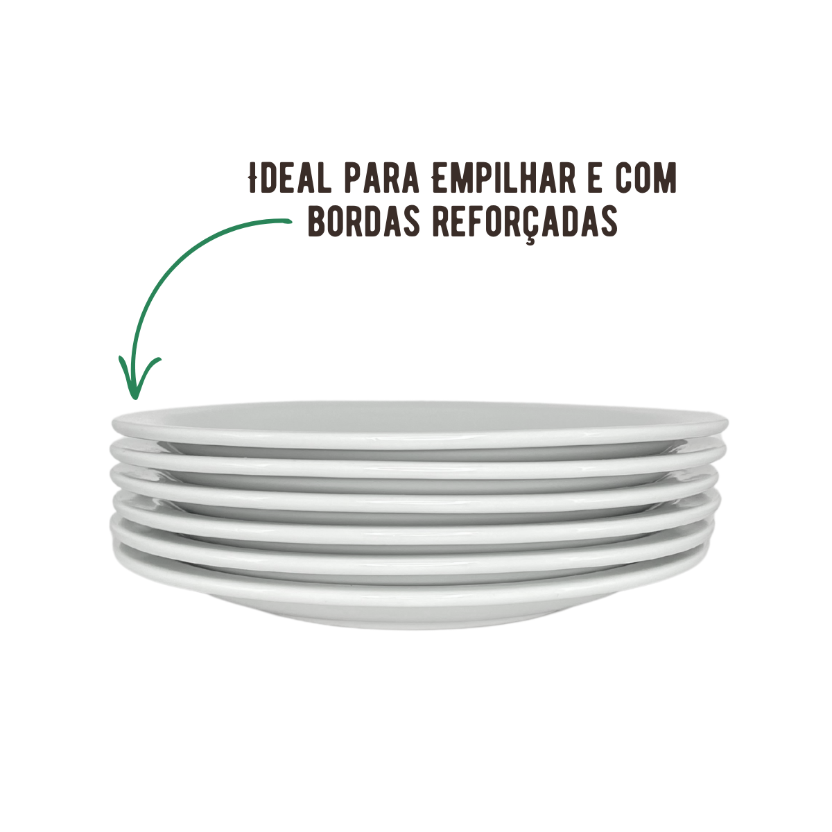 Prato pão segunda linha 16,5cm ATLAS Pratos Sobremesa