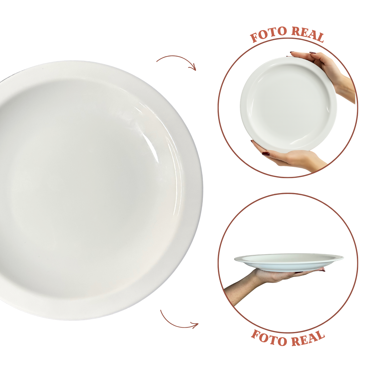 Prato de Porcelana Tramontina 28cm