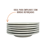 Prato Porcelana Pão 16,5cm 2°Linha
