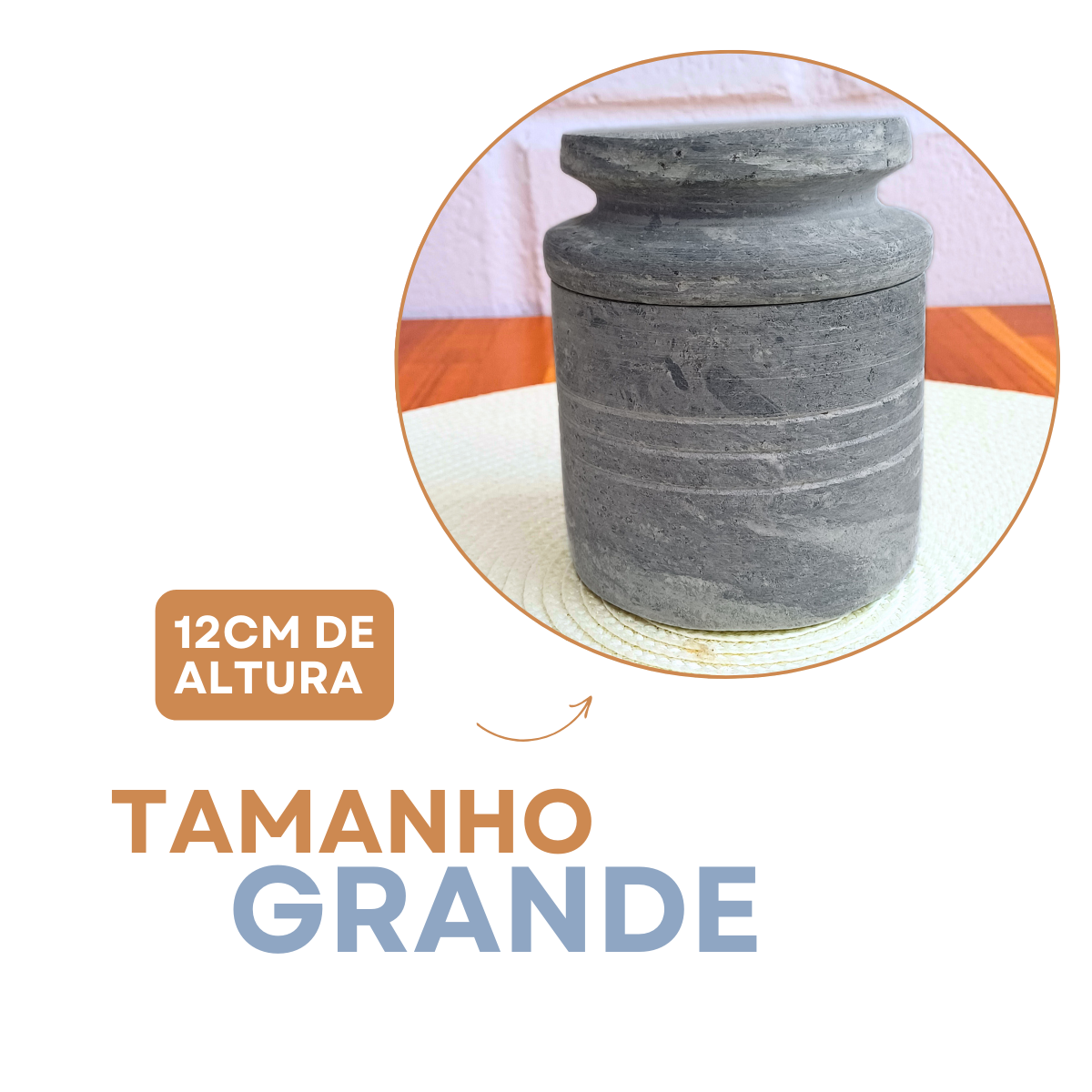 Manteigueira Pedra Sabão