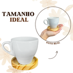 Xicara cappuccino pires redondo