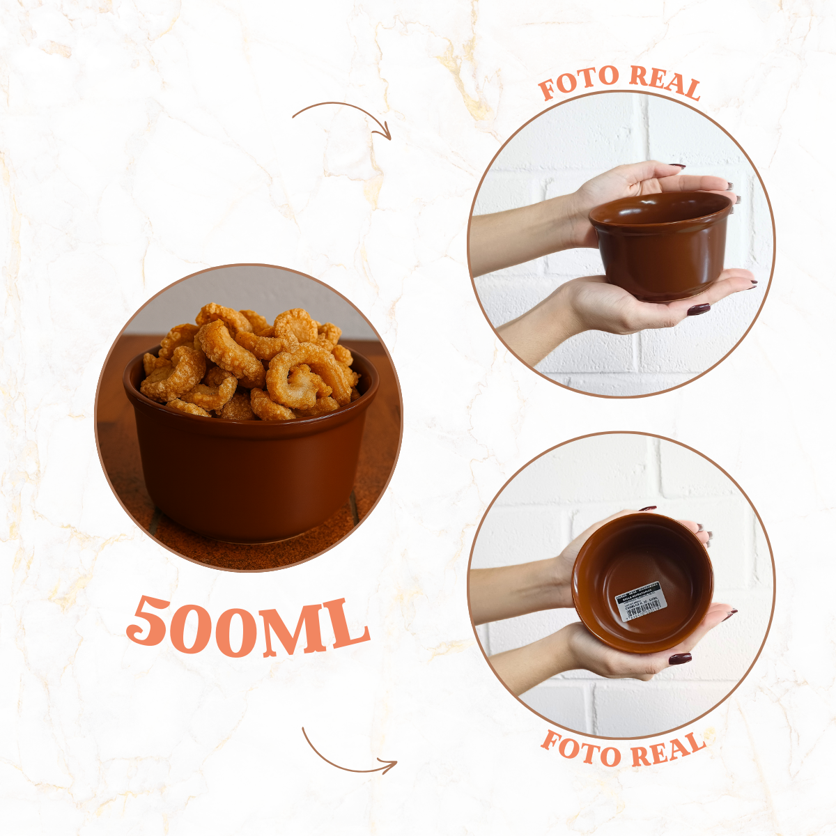 Cumbuca Ceramica 500ml