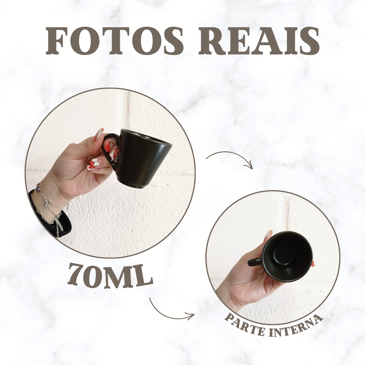 Xicara Café Cerâmica Refratária 70ml