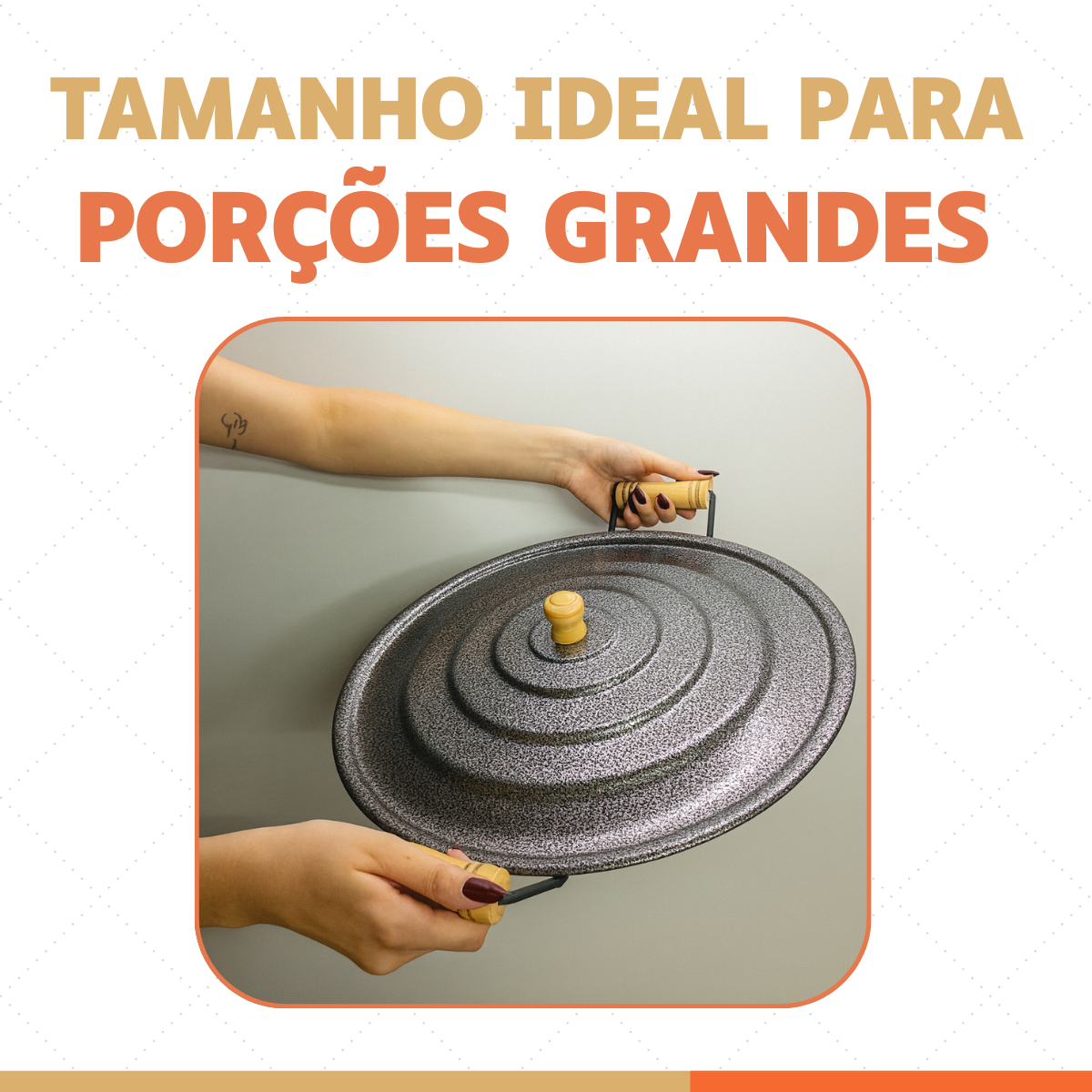 Tacho Aço Carbono 40cm