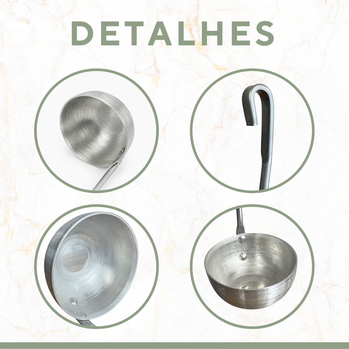 Concha Aluminio 33cm