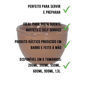 Cumbuca Barro Alta N°000 Motta