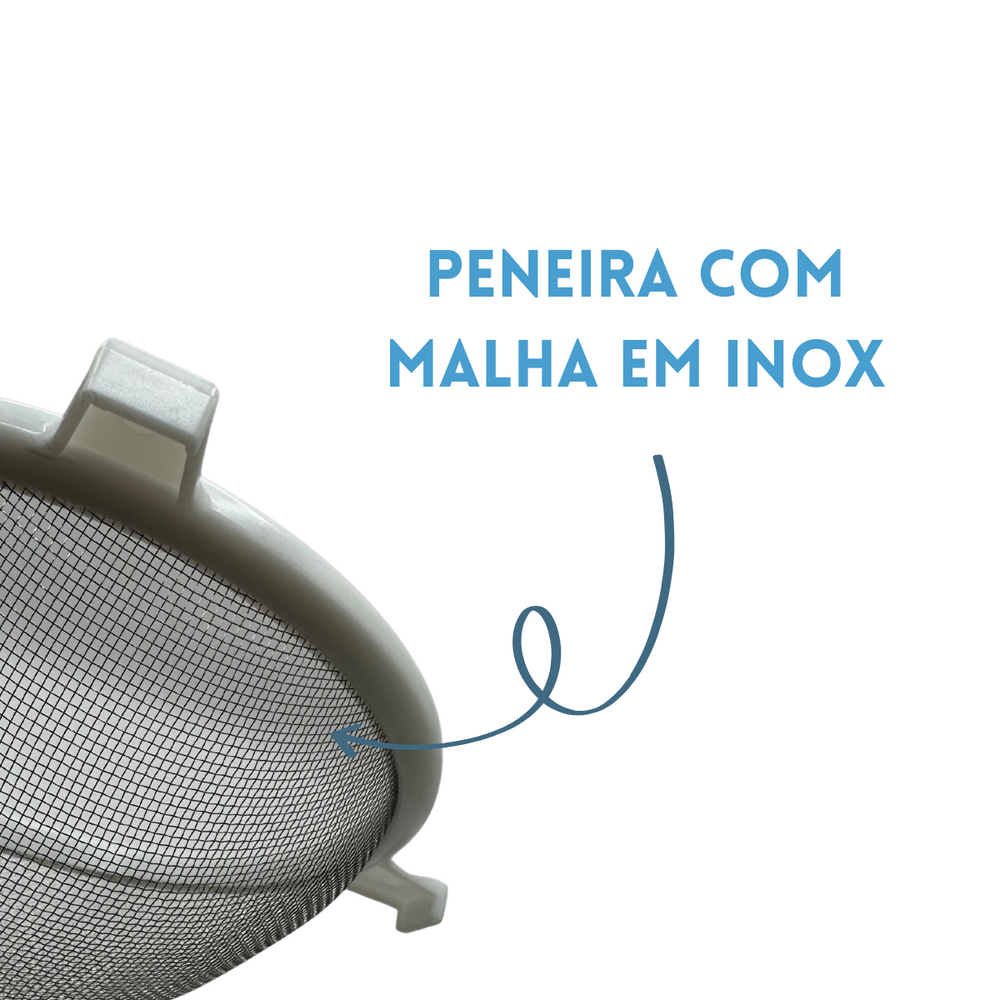 Peneira Aço Inox 30cm - A Gourmet