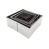 Jogo Cortador Quadrado Aço Inox 7 peças