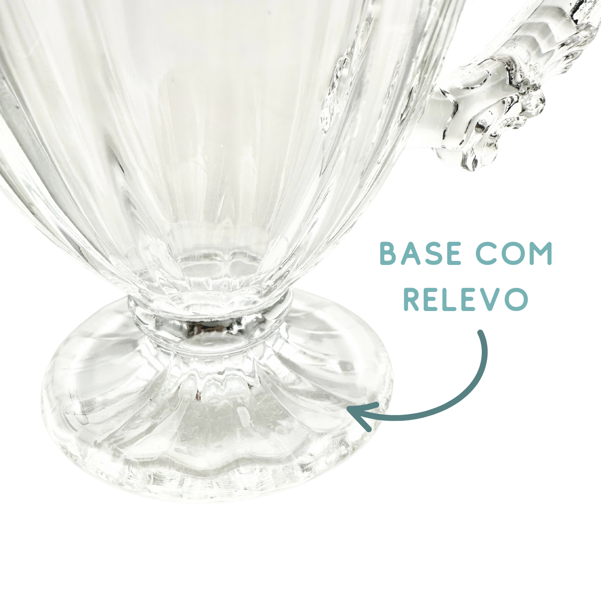 Xicara de Chá Vidro 190ml - A Gourmet