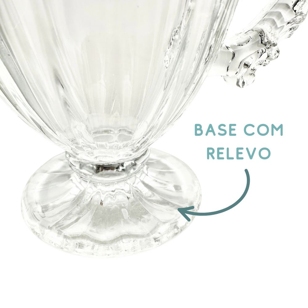 Xicara de Chá Vidro 190ml - A Gourmet