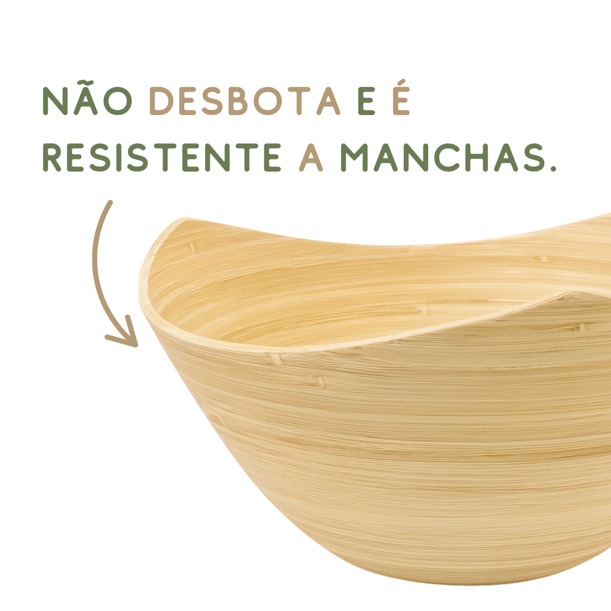 Saladeira Eco Bambu 29cm Tuut Saladeira