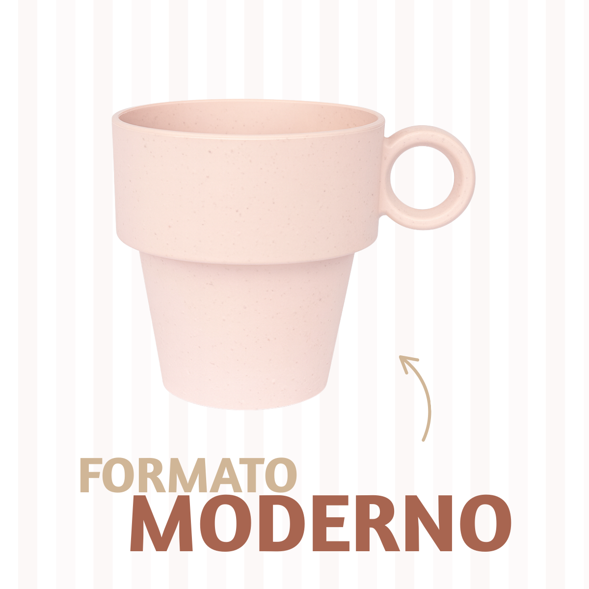 Xicara café bambu sortido 120ml