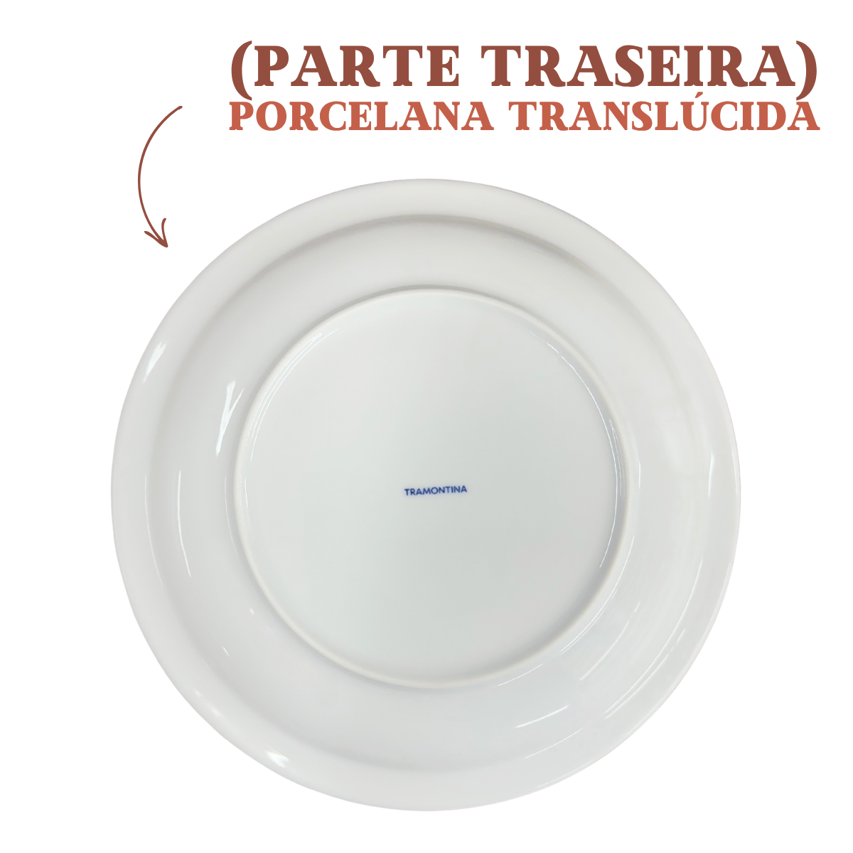 Prato de Porcelana Tramontina 28cm