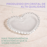 Pratinho Vidro Coração