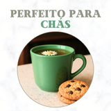 Xicara de Chá sem Pires Verde