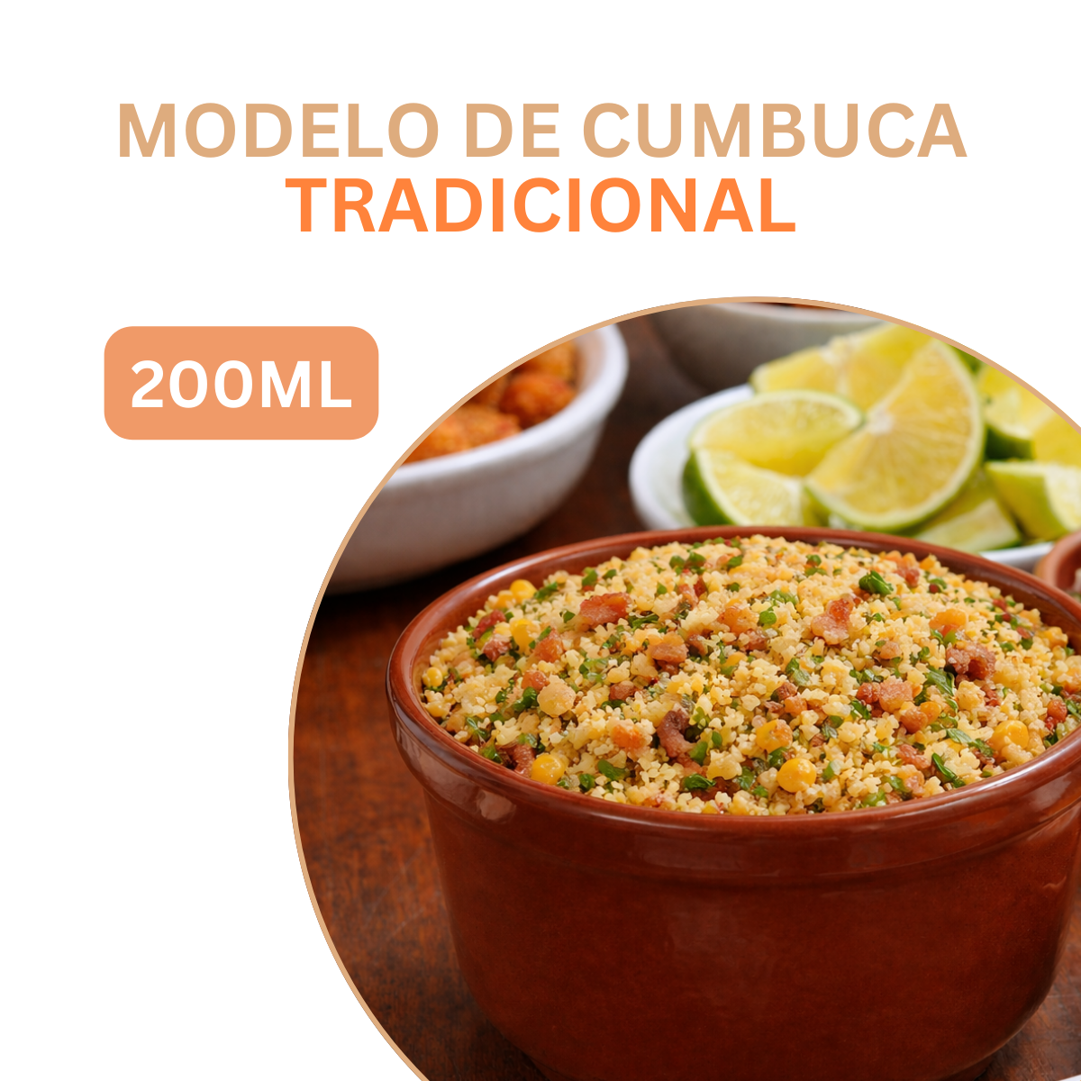 Cumbuca Ceramica Alta 200ml