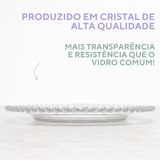 Prato Raso Coração Cristal