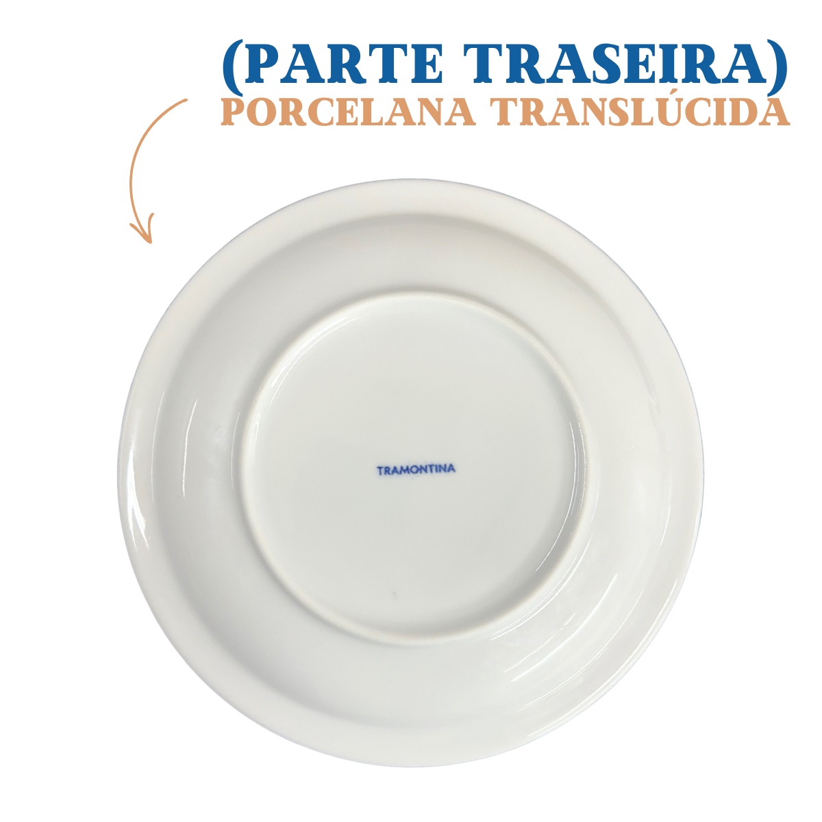 Prato Sobremesa 21cm Tramontina