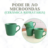 Xicara de Chá sem Pires Verde