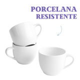 Xicara Café Porcelana Branca