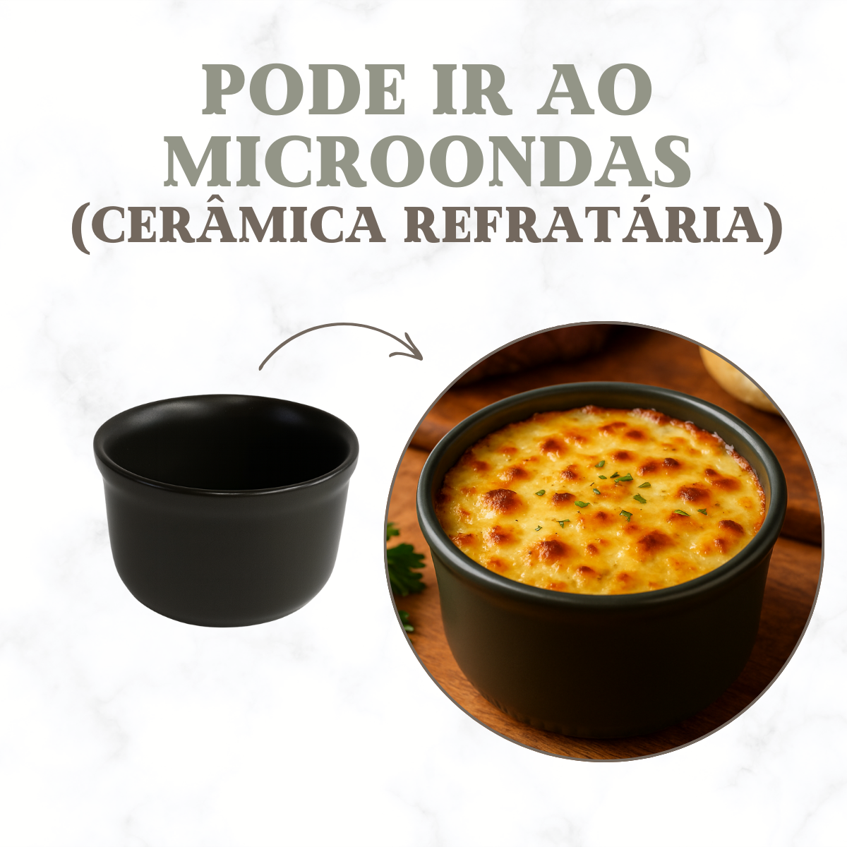 Cumbuca Ceramica Refrataria 250ml