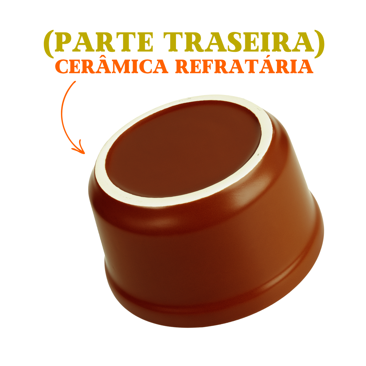Cumbuca cerâmica refrataria 250ml