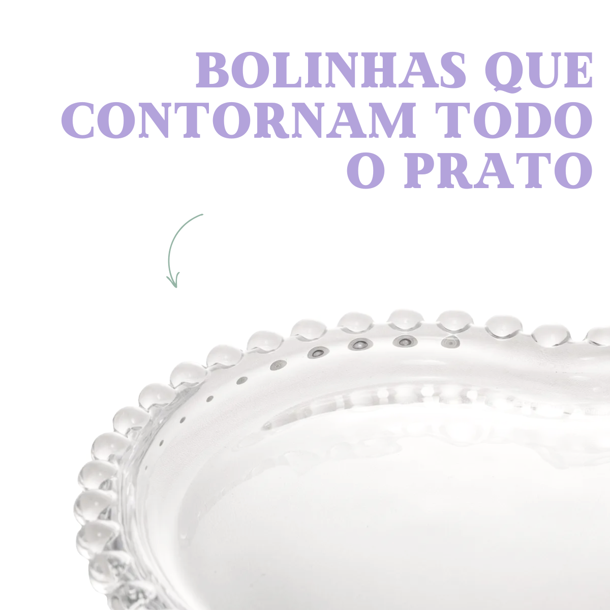 Pratinho Vidro Coração