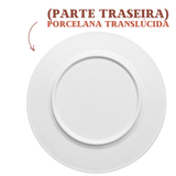 Prato Massa Fundo Porcelana 2°Linha