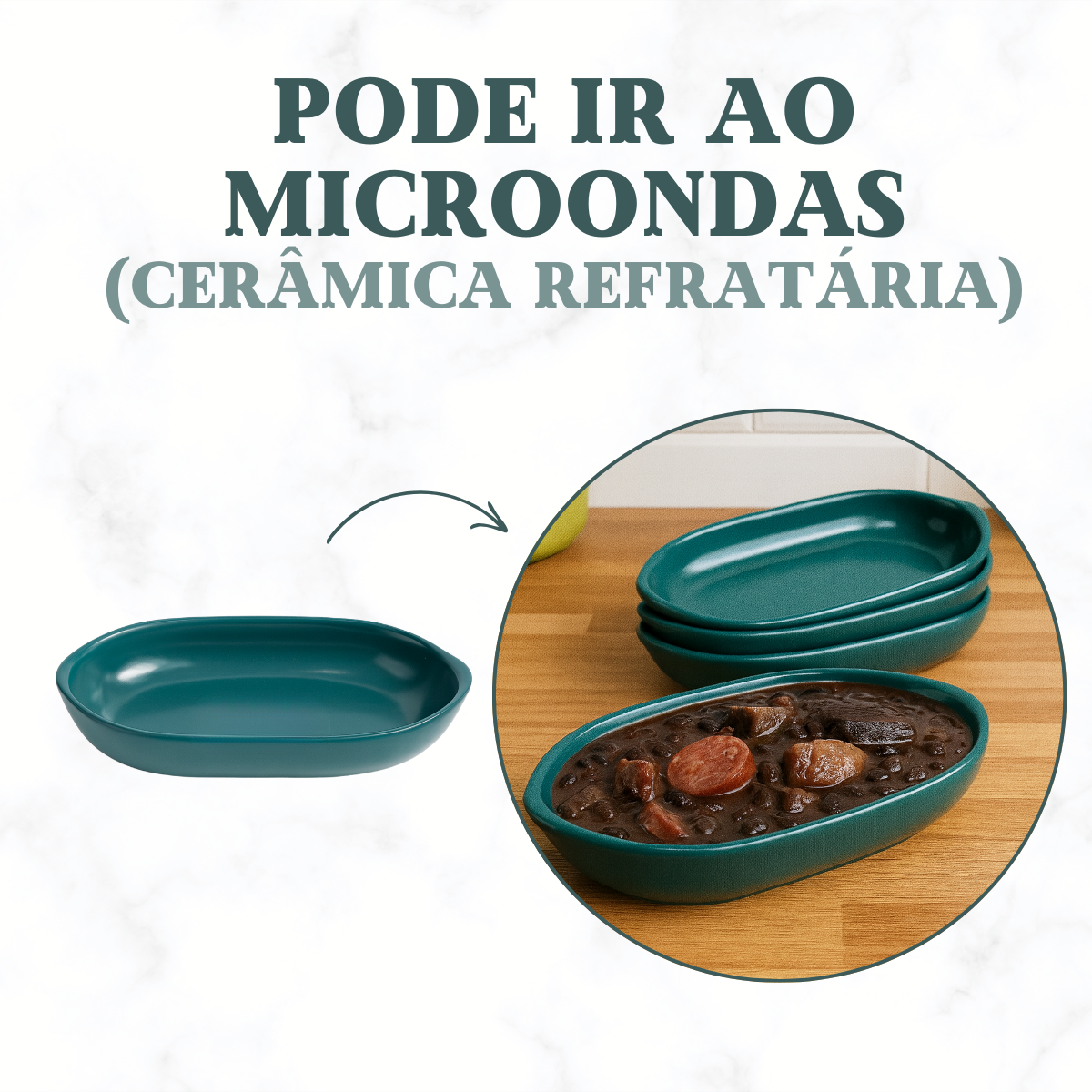 Travessa Oval Mini Jade