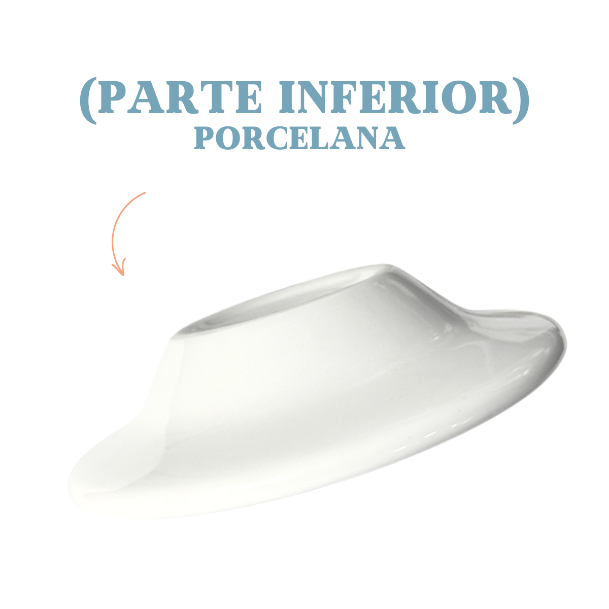 Pires chapéu pequeno porcelana