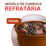 Cumbuca N°30 de Cerâmica Artesanal com 15,3 cm e 800 ml.