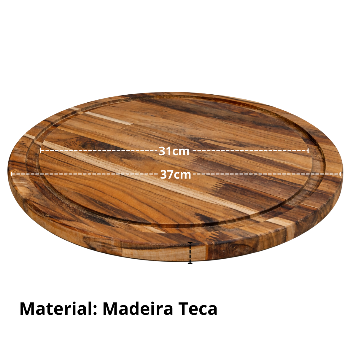 Tabua Com Cupula Para Bolo 37cm