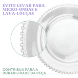 Prato Raso Coração Cristal