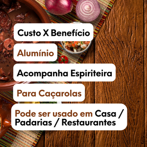 Suporte Rechaud Espiriteira Cromado N3 - A Gourmet