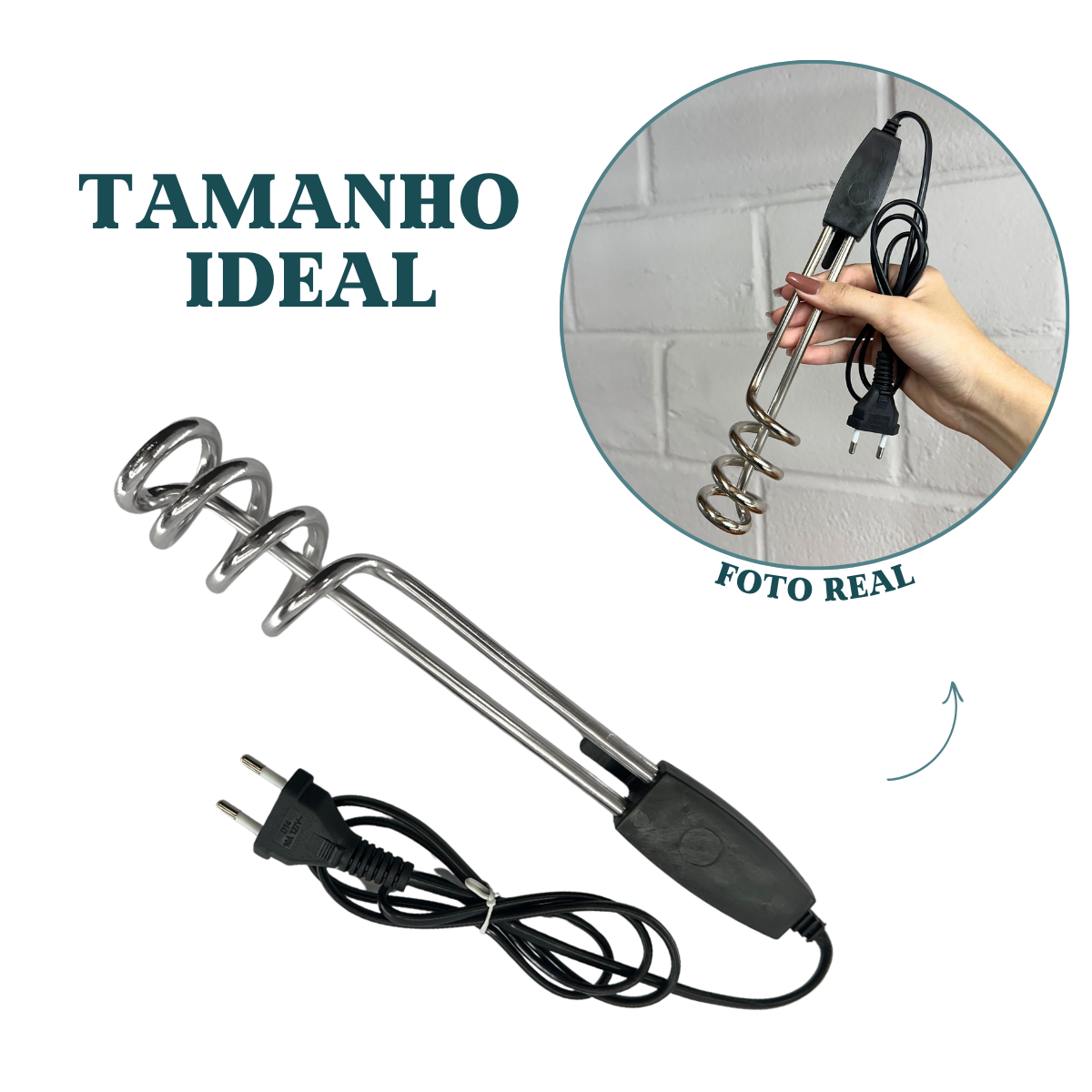 Aquecedor de Agua Ebulidor 220v 60Hz