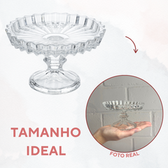 Prato cristal pequeno Servir