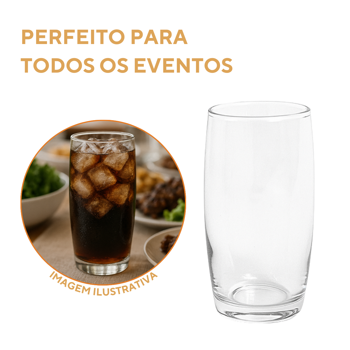 Copo Suco Vidro 330ml
