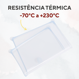 Tampa cuba Retangular 1/1 Silicone