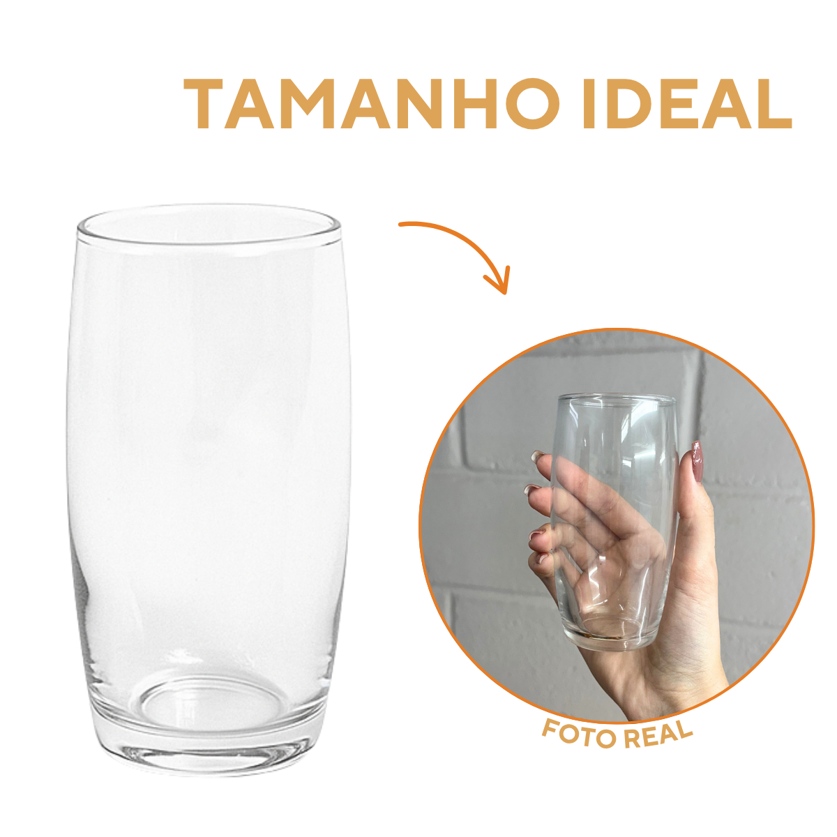 Copo Suco Vidro 330ml