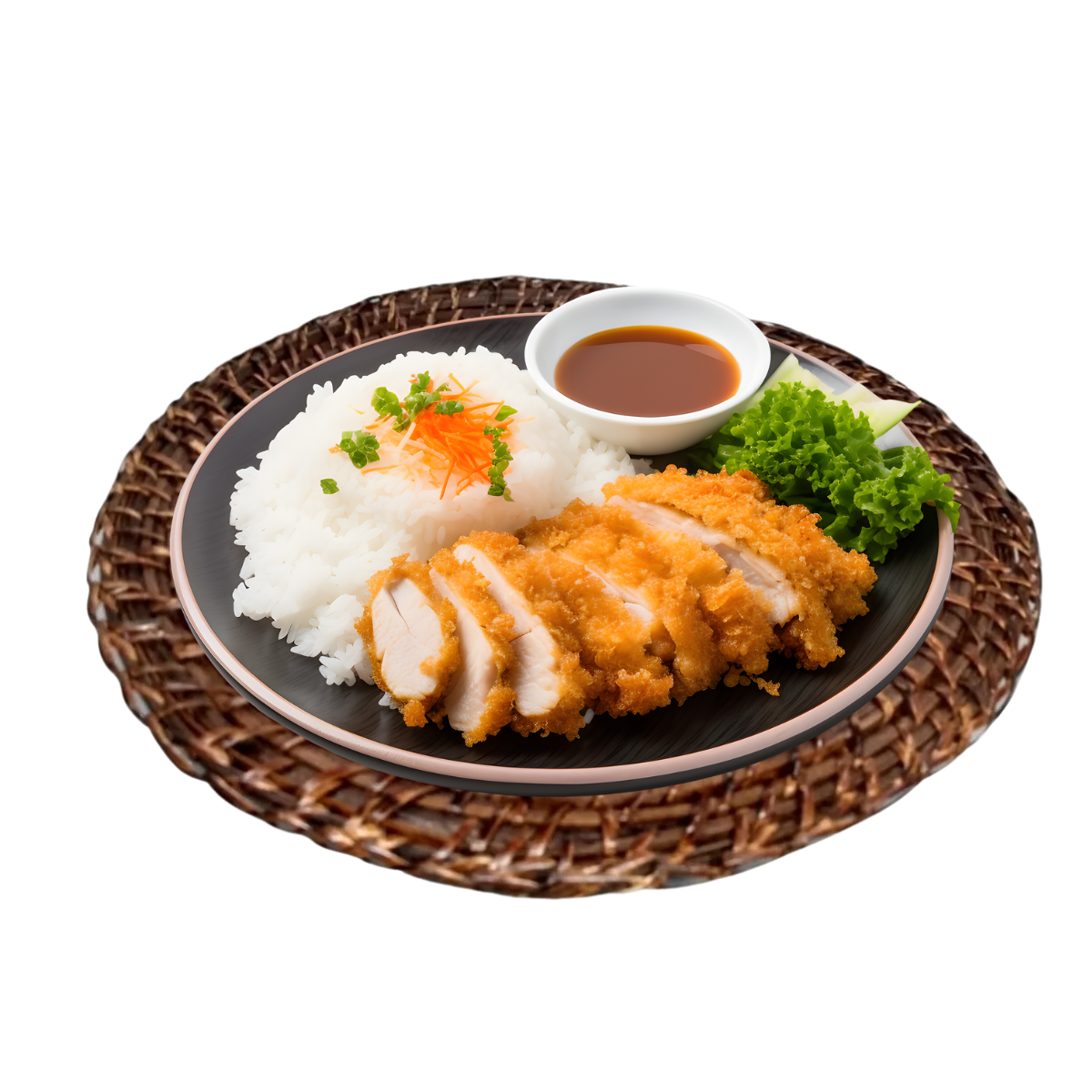 Sousplat de Rattan Vazado 31cm - A Gourmet