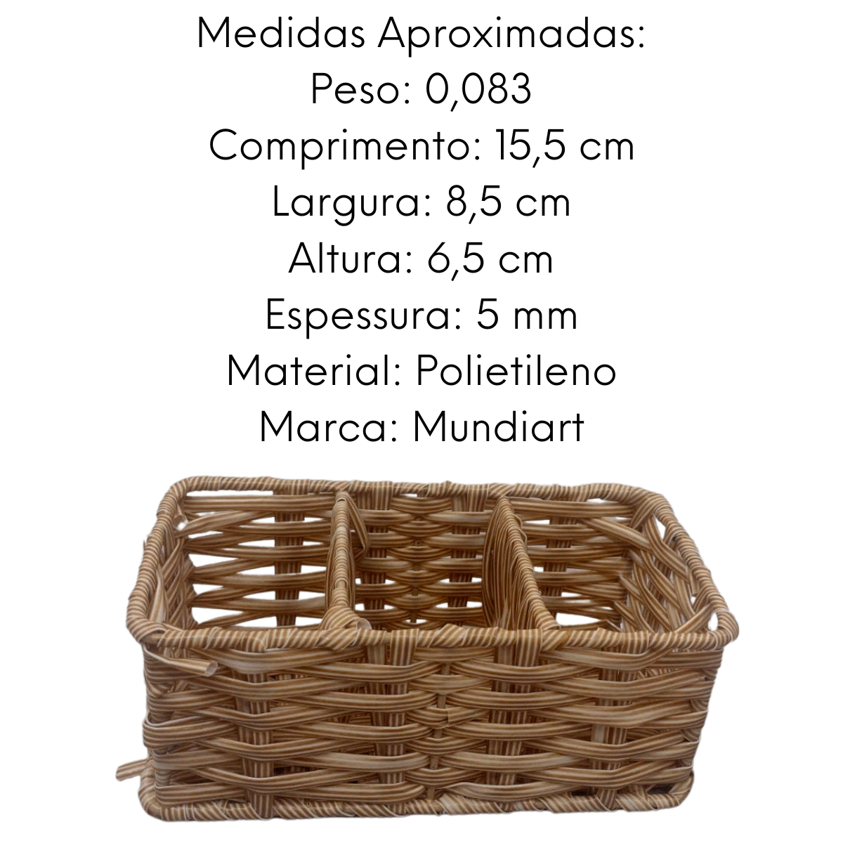 Porta Sachê Sintético em Polietileno A Gourmet