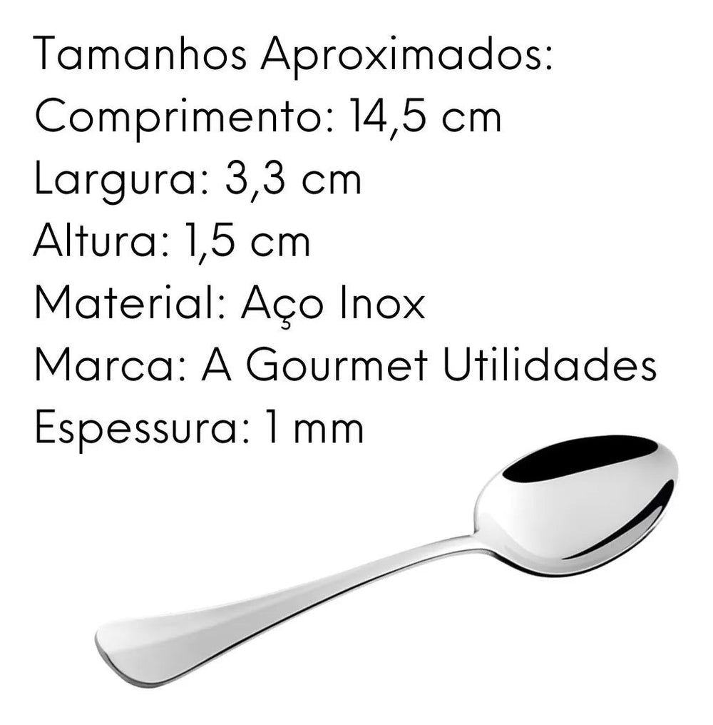 Colher Chá Olimpia Inox Hercules