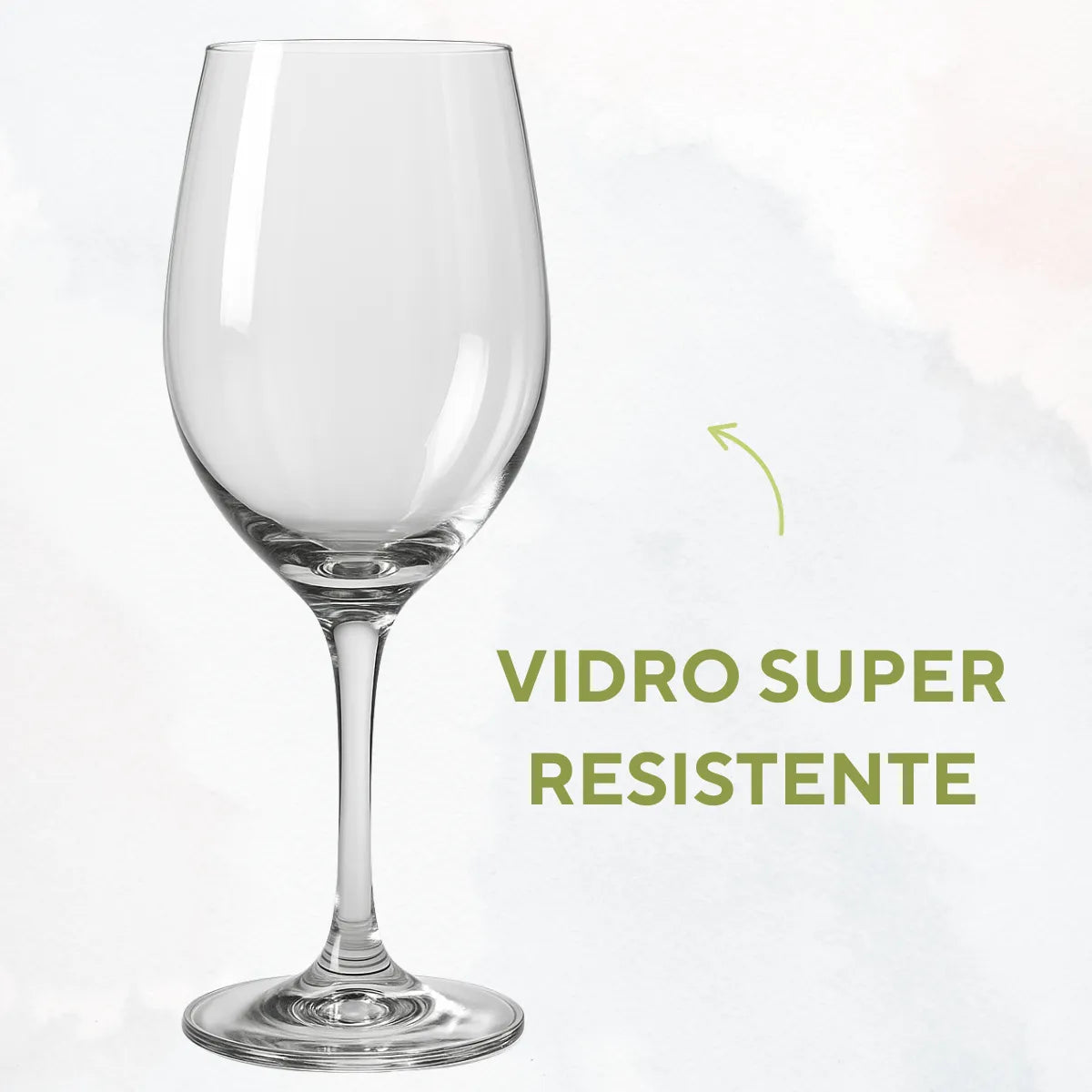 Taça Água Barone 490ml Vidro