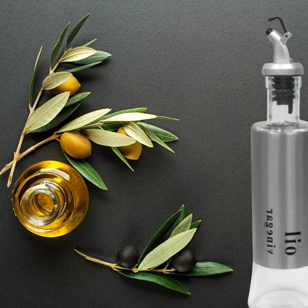 Galheteiro Diamond de Vidro 300ml Etilux