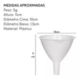 Funil de Plástico 10cm - A Gourmet